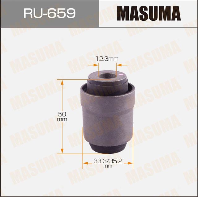 Сайлентблок заднего рычага подвески Masuma. Артикул RU-659
