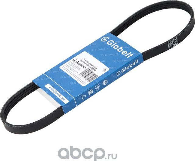 4PK855_GLOBELT_Ремень приводной поликлиновой EPDM Globelt. Артикул 4PK855