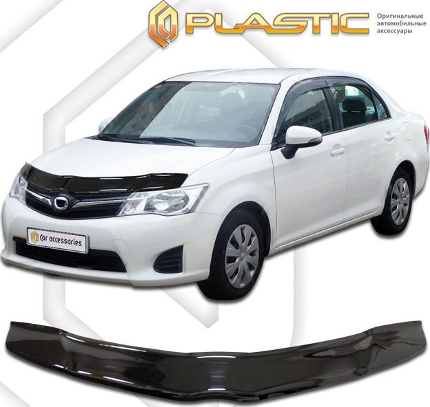 Дефлектор СА Пластик для капота (Classic черный) Toyota Corolla Axio 2012-2026. Артикул 2010010110086
