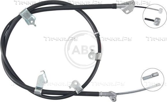Трос ручника (тросик ручного тормоза) ABS. Артикул K17632