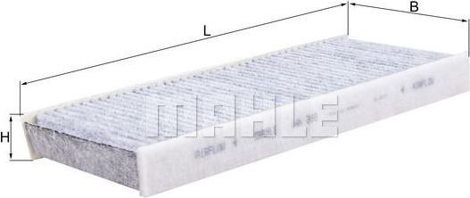 Салонный фильтр Mahle. Артикул LAK 289