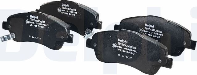 Тормозные колодки Delphi (Low-Metallic). Артикул LP1786