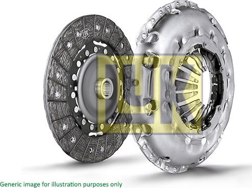 Сцепление (комплект) LuK SAC для Fiat Ducato III 2006-2026. Артикул 625 3212 09