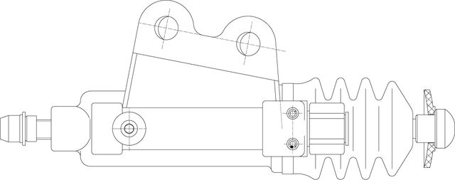 Цилиндр сцепления рабочий Trialli для Honda FR-V 2007-2009. Артикул CF 9012
