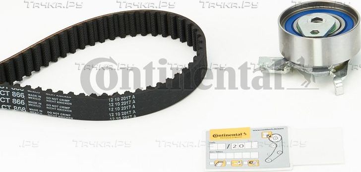 Ремень ГРМ с роликами (комплект) ContiTech для Opel Omega B 1994-2000. Артикул CT866K1