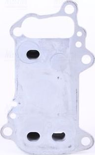 Радиатор масляный (маслоохладитель) для двигателя Nissens (алюминий). Артикул 91151