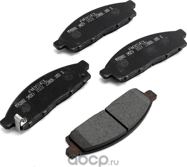 Колодки тормозные передние (Absel). Артикул MT420002
