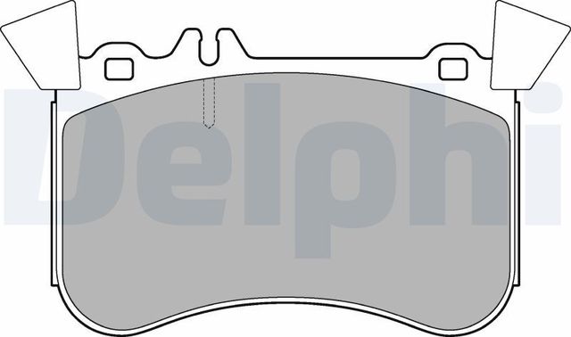 Тормозные колодки Delphi (Low-Metallic). Артикул LP3242