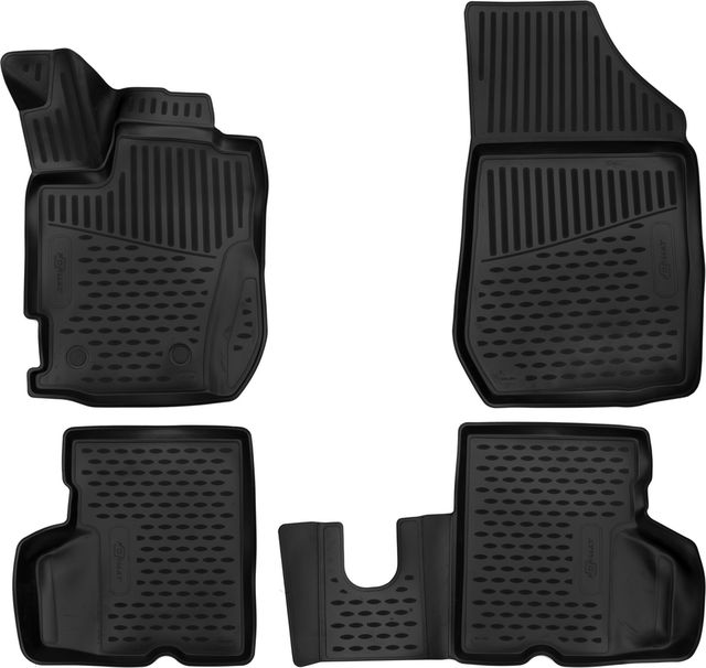 Коврики Format 3D c повышенной износостойкостью для салона Renault Kaptur 2016-2026. Артикул FORMAT.3D4141210k