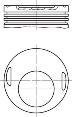 Поршень Mahle для PUCH G-modell W460 1979-1991. Артикул 002 70 01