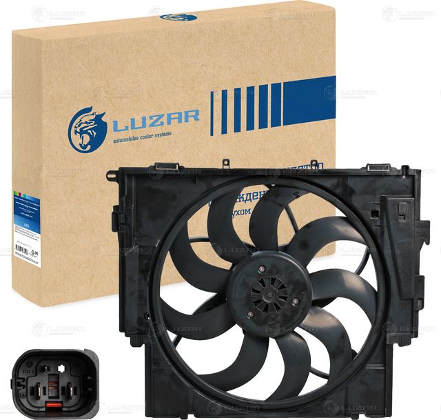 Вентилятор радиатора двигателя Luzar для BMW 5 VI (F10/F11/F07) 2011-2016. Артикул LFK 2610