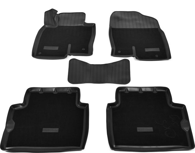 Коврики комбинированные 3D Норпласт для салона Mazda CX-5 II 2017-2026. Артикул NPA11-C55-683-CM