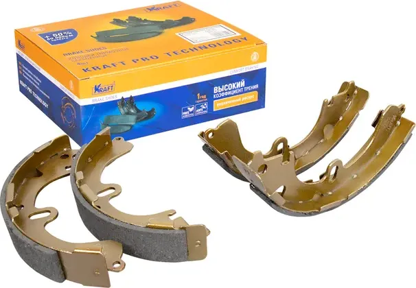 Колодки тормозные TOYOTA COROLLA/CALDINA -02 задн. (Kraft) Kraft. Артикул KT091573