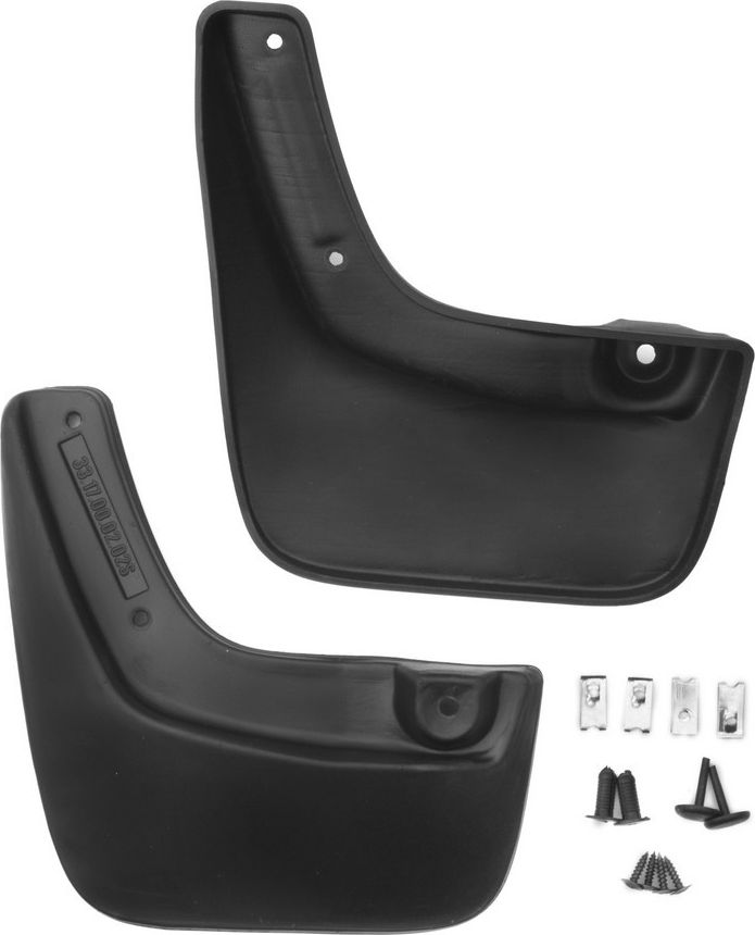 Брызговики Frosch (в пакете) задняя пара для Mazda 3 II седан 2009-2011. Артикул NLF.33.17.E10