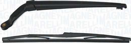 Поводок (рычаг) и щетка стеклоочистителя (дворника) Magneti Marelli. Артикул 000723180026