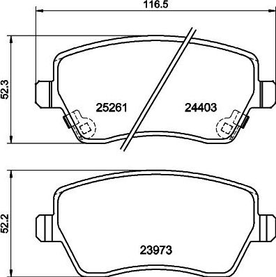 Тормозные колодки Nisshinbo. Артикул NP2017