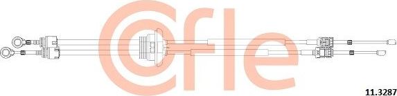 Трос переключения передач КПП Cofle. Артикул 92.11.3287