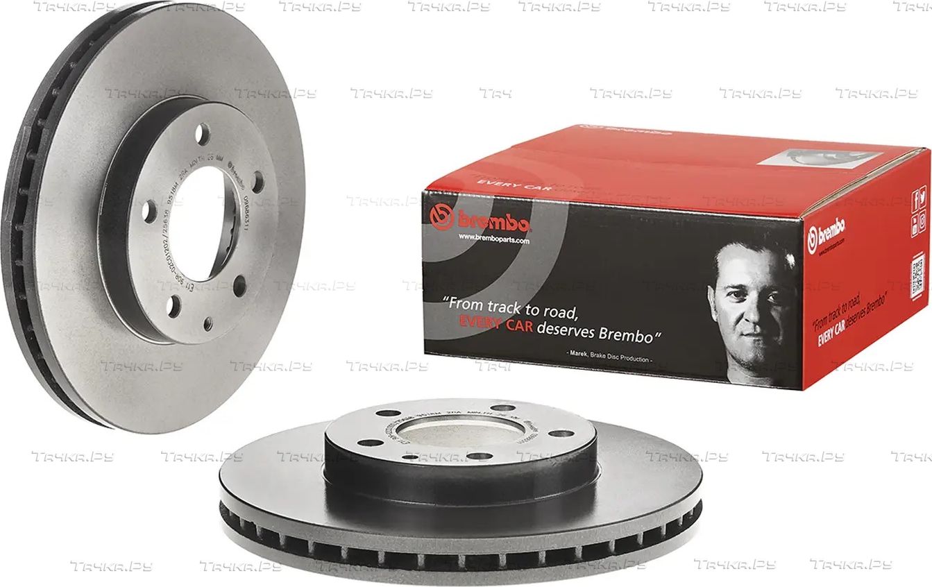Тормозной диск Brembo UV Coated передний для Mazda Xedos 9 I 1993-2002. Артикул 09.6863.11