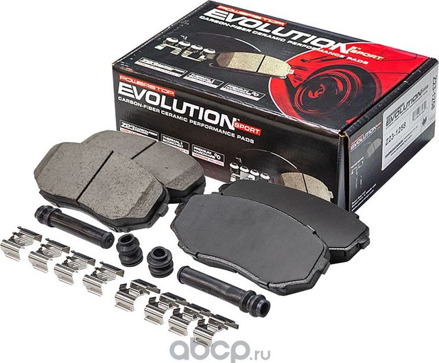 Передние керамические колодки Evolution Sport Z23 (Powerstop). Артикул 231258