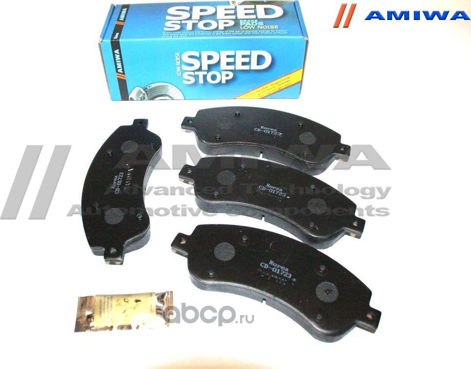 Колодки тормозные передние (Amiwa). Артикул CD01723