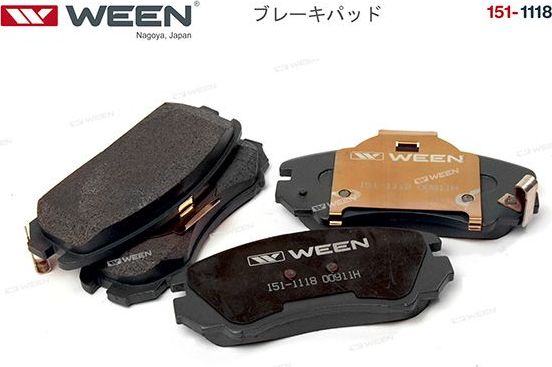 Тормозные колодки WEEN. Артикул 151-1118