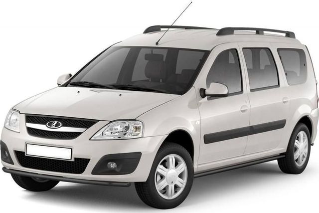 Защита PT Group заднего бампера угловая d=51 мм ШАГРЕНЬ (ППК) для Lada Largus 2012-2026. Артикул LLA330202