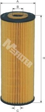 Масляный фильтр MFilter для PUCH G-modell W463 1989-1998. Артикул TE 622