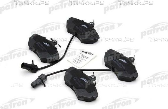 Тормозные колодки Patron передние для Audi A4 II (B6) 2000-2004. Артикул PBP1451