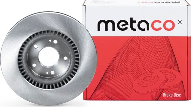 Диск тормозной передний вентилируемый (Metaco). Артикул 3050342