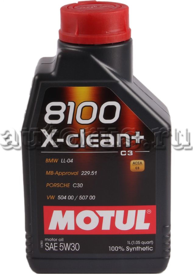 Моторное масло Motul 8100 X-CLEAN+ 5W-30. Артикул 106376
