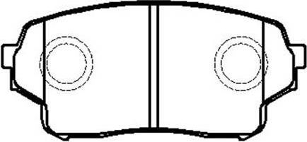 Тормозные колодки HSB. Артикул HP8453