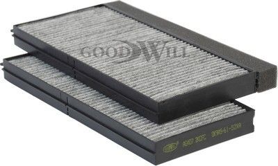 Салонный фильтр GoodWill внутренний для Kia Clarus II 1998-2001. Артикул AG 407 2K CFC