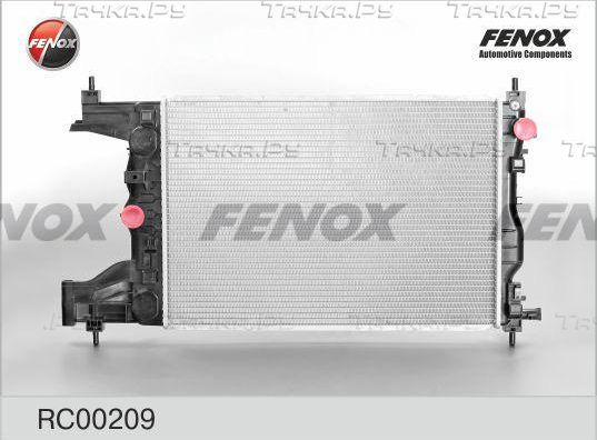 Радиатор охлаждения двигателя Fenox. Артикул RC00209