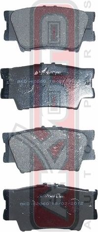 Тормозные колодки Akyoto Packing AKYOTO. Артикул AKD-42060