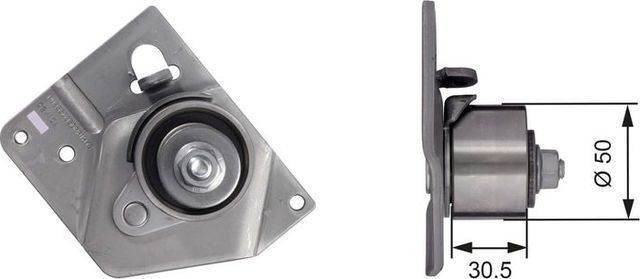 Натяжной ролик (натяжитель) ремня ГРМ Gates PowerGrip® для Suzuki Grand Vitara III 2005-2015. Артикул T41273