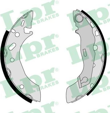 Тормозные колодки LPR задние для Mazda 121 III 1996-2000. Артикул 07175