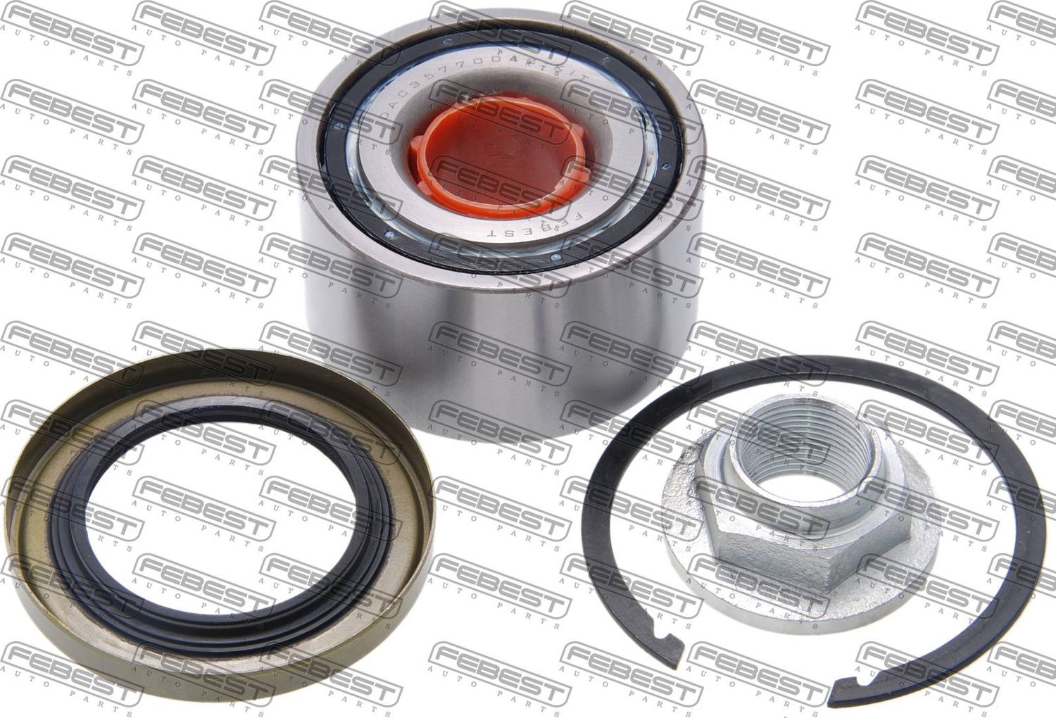 Ступичный подшипник Febest. Артикул DAC35770042-KIT