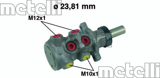 Тормозной цилиндр главный Metelli (алюминий) для Ford Focus I 1998-2005. Артикул 05-0312
