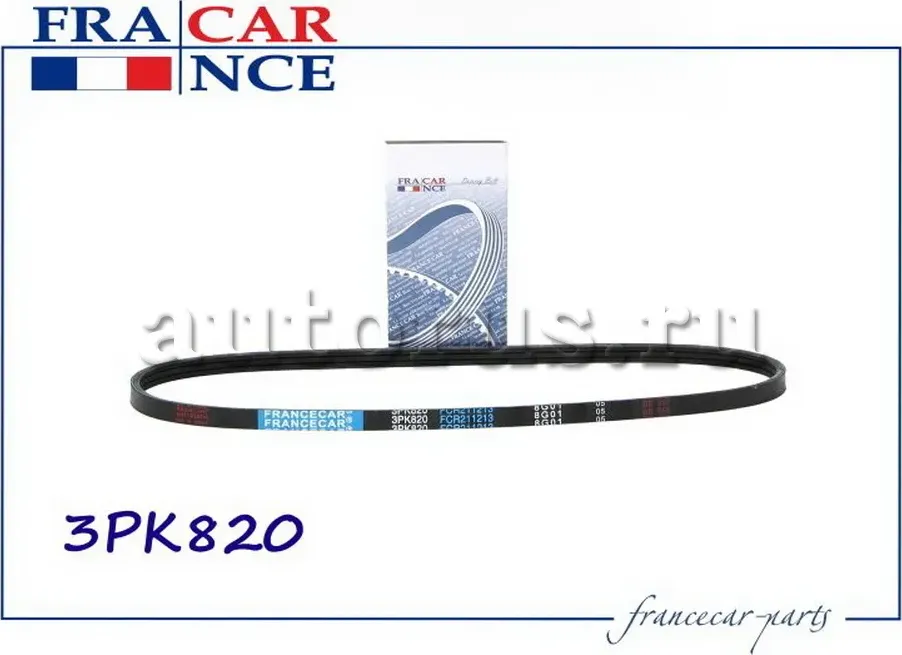 ремень поликлин 3pk820 (Francecar). Артикул FCR211213