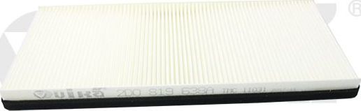 Салонный фильтр Vika (ТФЭ(Тетрафторэтилен)/ACM (полиакрил каучук)/Неткан. текстиль). Артикул 18190188301