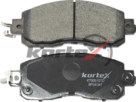 Колодки тормозные NISSAN TEANA 14- перед. (Kortex). Артикул KT0051STD