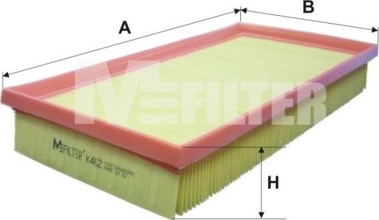 Воздушный фильтр MFilter. Артикул K 462