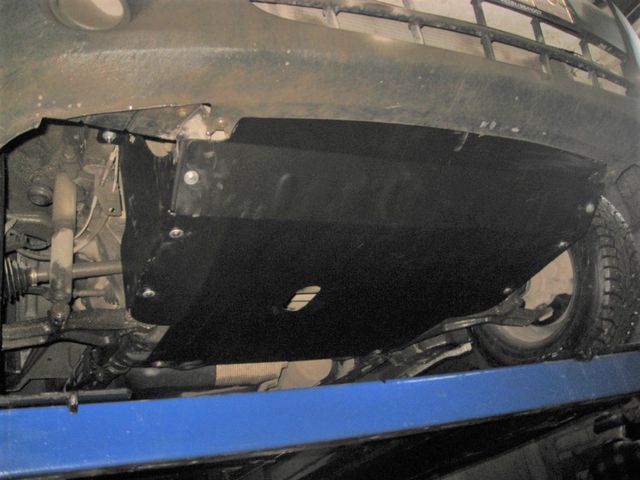 Защита Alfeco для картера и КПП Renault Master II рестайлинг 2003-2010. Артикул ALF.18.07