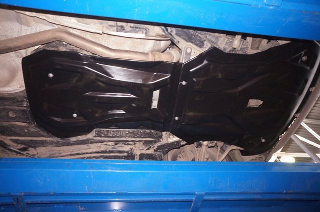 Защита композитная АВС-Дизайн для картера и КПП BMW X6 F16 4WD AT 2014-2026. Артикул 34.09k