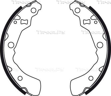 Тормозные колодки TRW задние для Daihatsu YRV I 2001-2006. Артикул GS8490