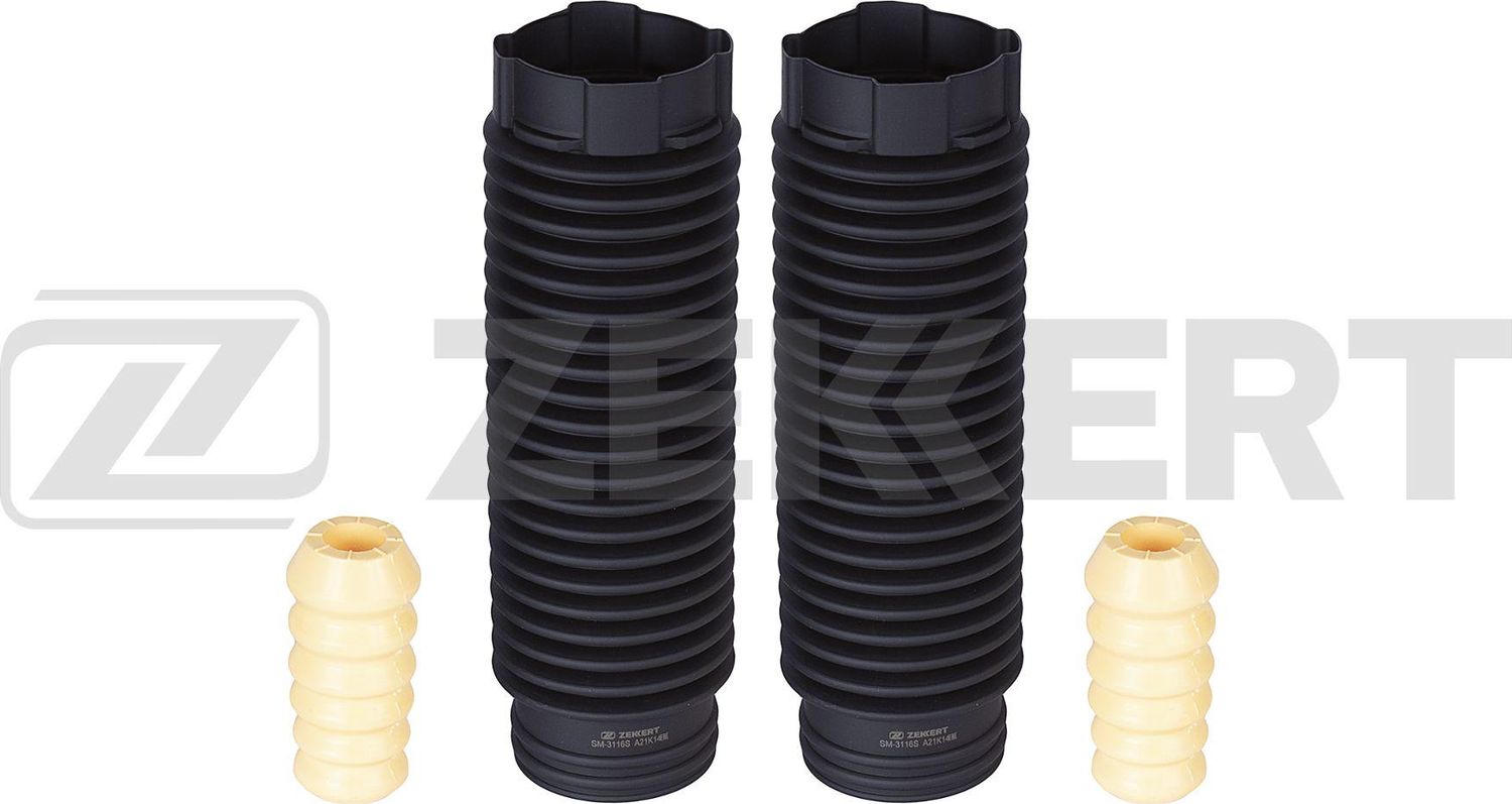 Комплект отбойников и пыльников амортизаторов (стоек) Zekkert (Полиуретан). Артикул SM-3116S