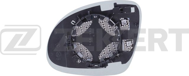 Зеркальное стекло бокового зеркала Zekkert. Артикул SP-1094
