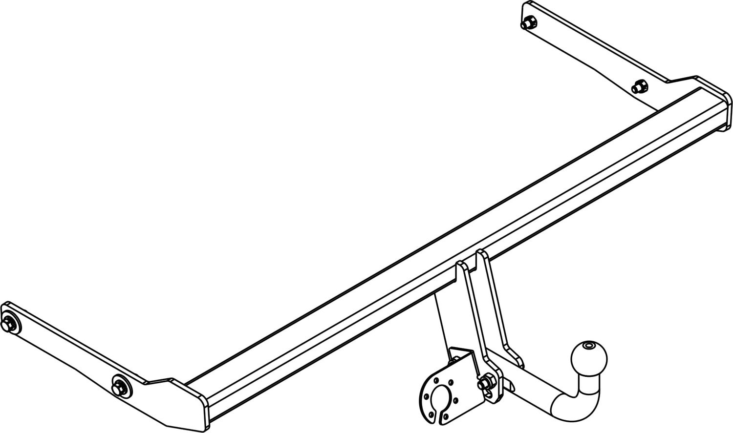 Фаркоп AvtoS для Skoda Karoq 2019-2026. Артикул SK 13