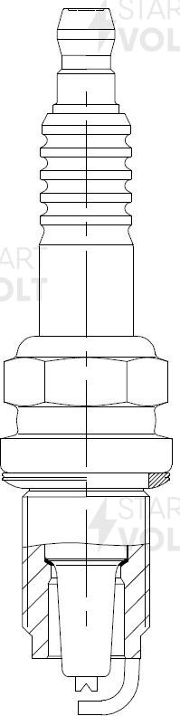 Свеча зажигания StartVOLT для Honda Accord VII 2003-2008. Артикул VSP 2307