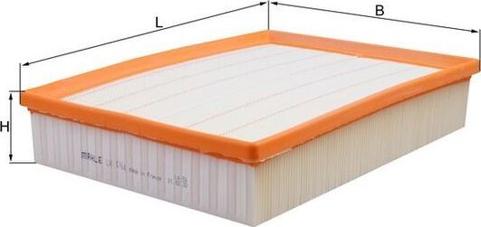 Воздушный фильтр Mahle-Knecht. Артикул LX 1764